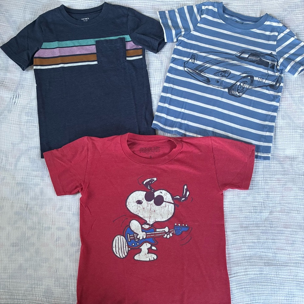 Set of 3 Size 6 Kids T-Shirts